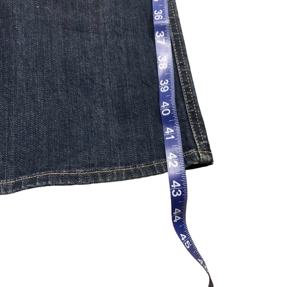 7 for all mankind Women'A' pocket flare jeans low rise dark wash Size 32 !! - Picture 7 of 14